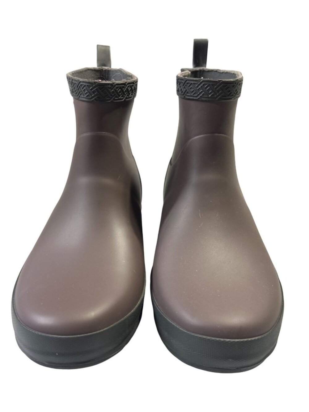 Helly Hansen Womens  Size 9 Waterproof Rubber Ankle Rain Boots Brown & Black